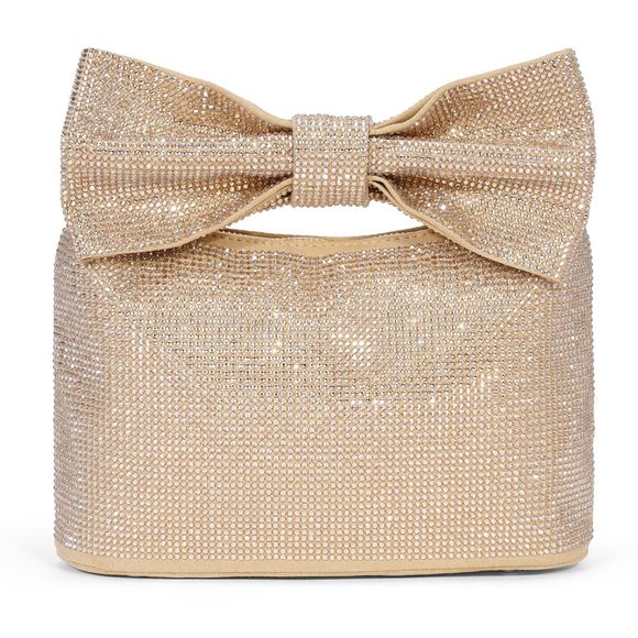 Rhinestone Evening Bag Bow Clutch Purses Small Glitter Evening :> - Picture 1 of 6